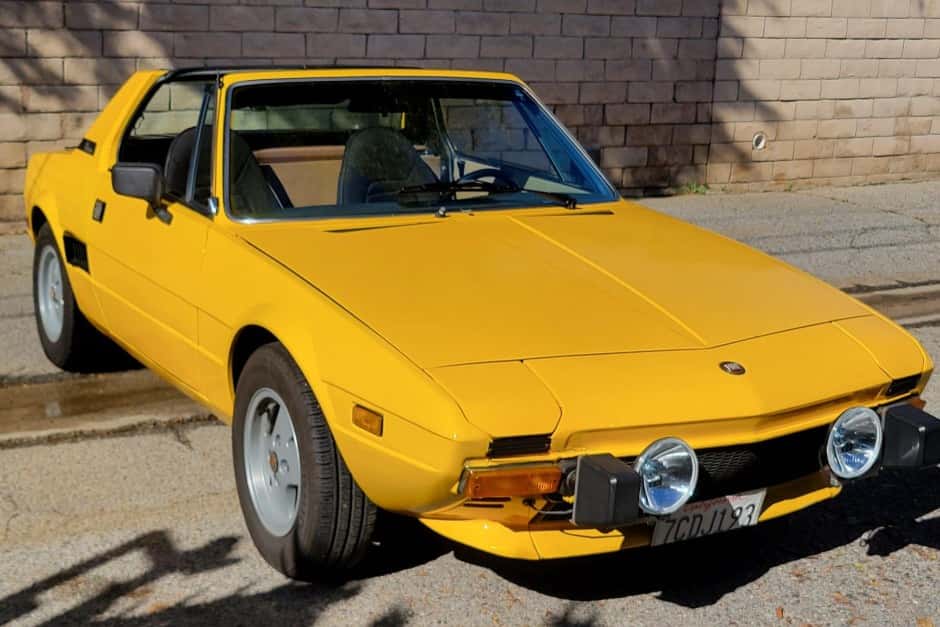 1974 Fiat X1/9 sold for $0