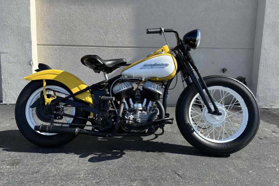 1942 Harley-Davidson 45 Flathead (1929-1975) sold for $12,150