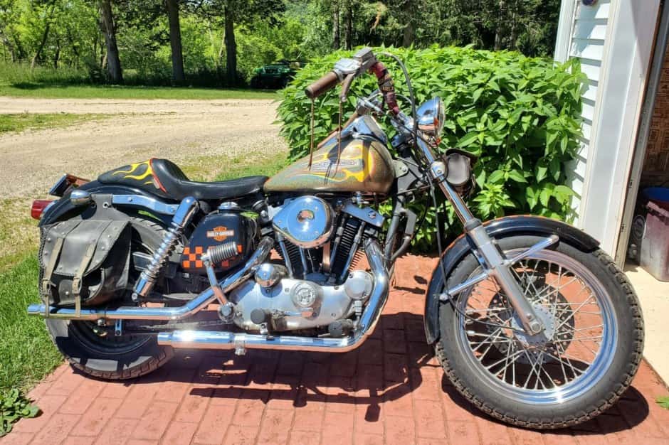1977 Harley-Davidson Sportster sold for $2,980
