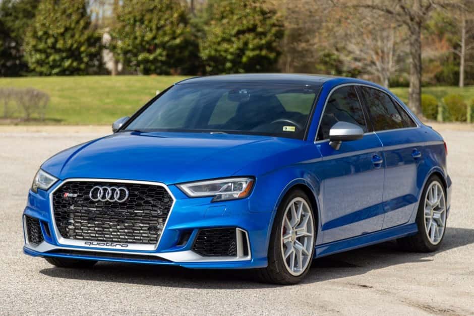 2018 Audi RS3 sold for $54,666
