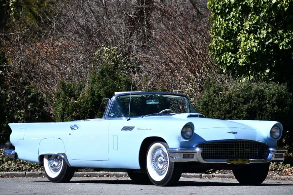 1957 Ford Thunderbird (1955-1957) sold for $43,000