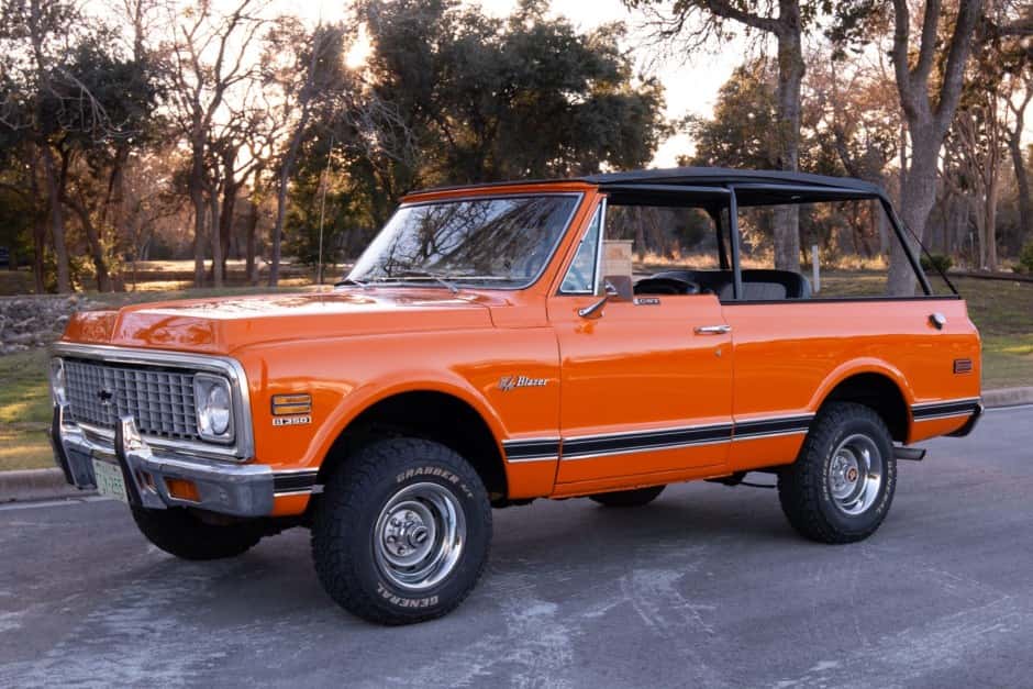 1972 Chevrolet K5 Blazer 1969-1972 sold for $55,000