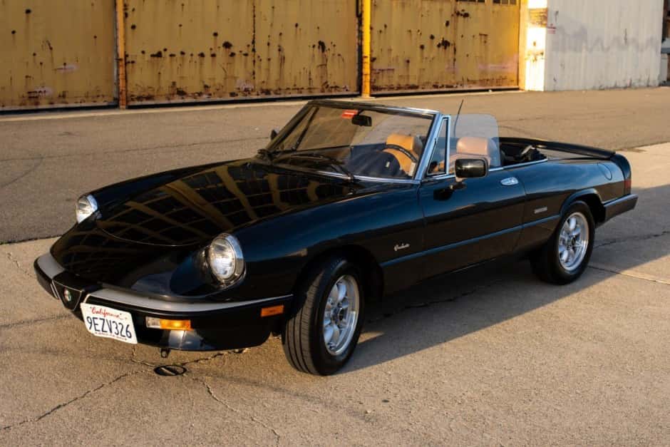 1988 Alfa Romeo 105/115 Spider Series 3 sold for $12,750