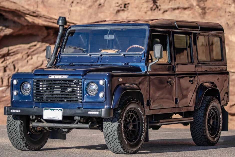 1996 Land Rover 110 / Defender 110 (Euro Spec) sold for $46,333