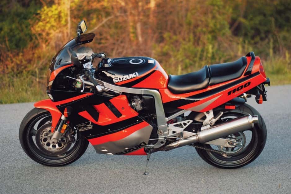 1991 Suzuki GSX-R 600, 750, 1000, & 1100 sold for $5,900