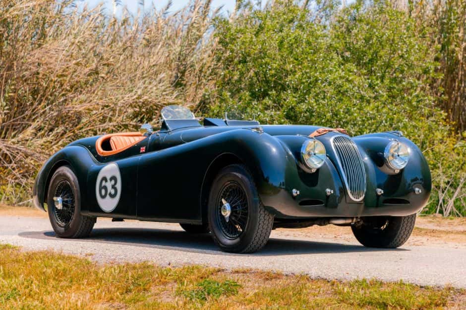 1950 Jaguar XK120 sold for $120,000