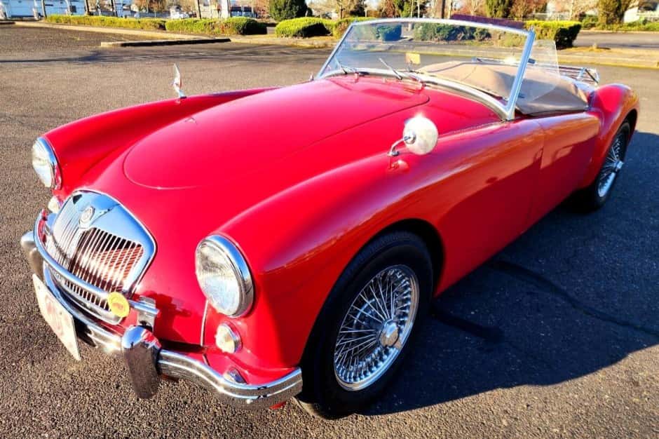 1956 MG MGA sold for $14,750