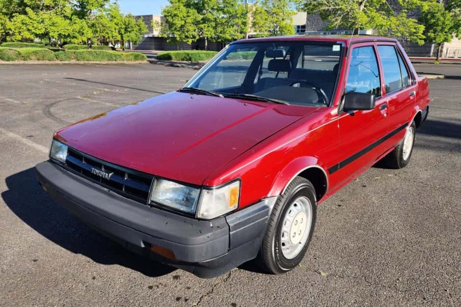 1986 Toyota Corolla sold for $5,000