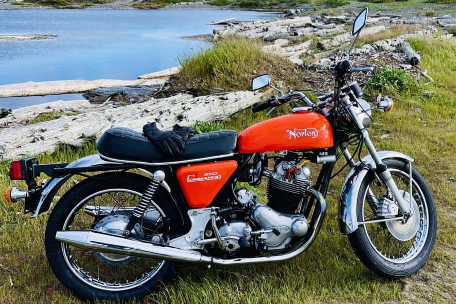 1974 Norton Commando sold for $6,500
