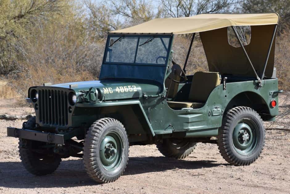 1945 Willys MB sold for $15,250