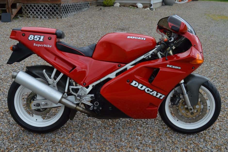 1991 Ducati 851 sold for $10,500