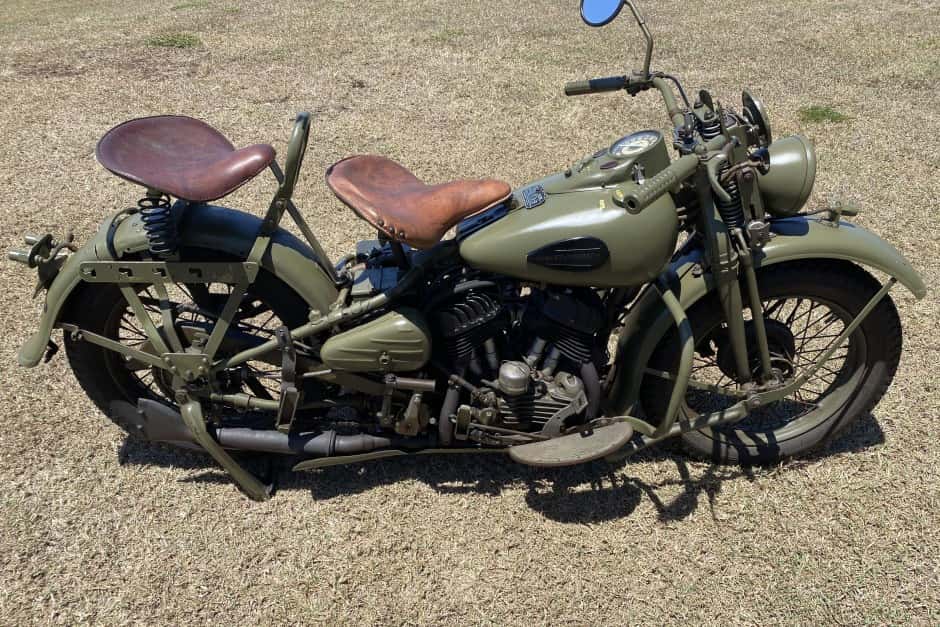 1943 Harley-Davidson 45 Flathead (1929-1975) sold for $10,600