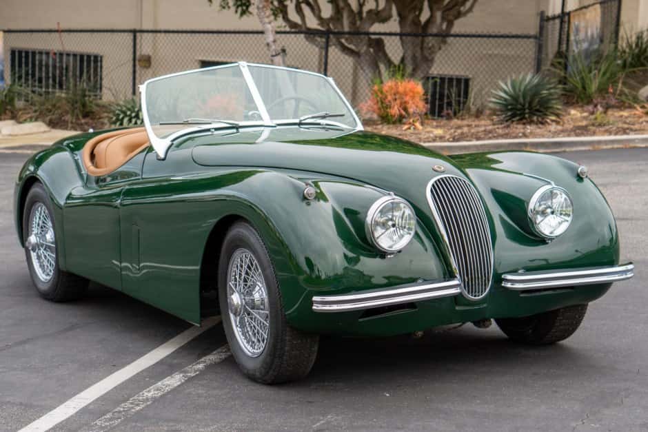 1953 Jaguar XK120 sold for $80,000