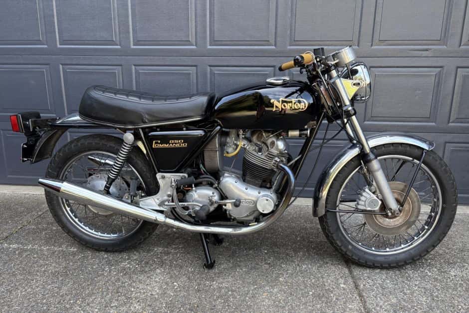 1974 Norton Commando sold for $6,500