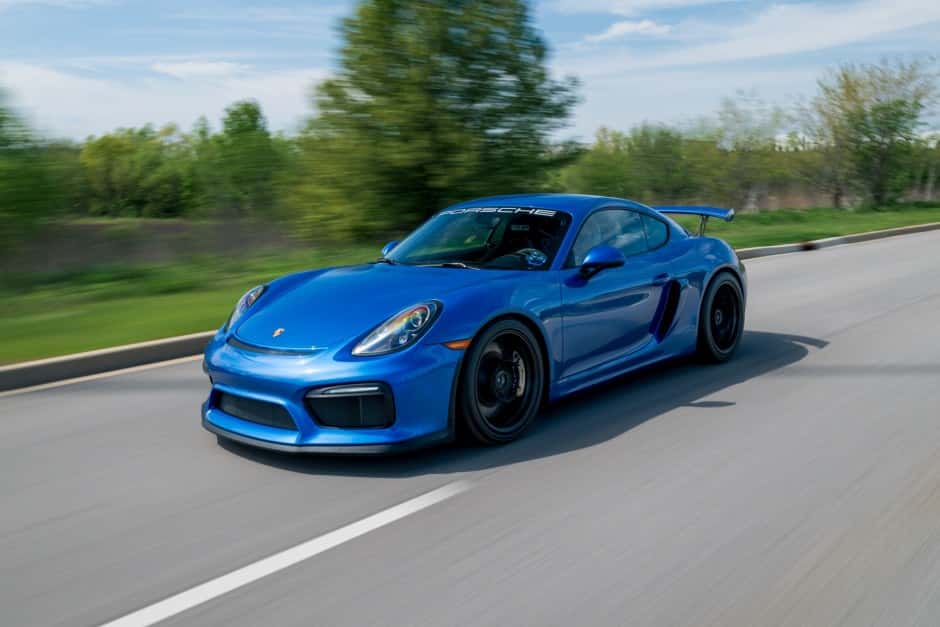 2016 Porsche Cayman GT4 sold for $91,000