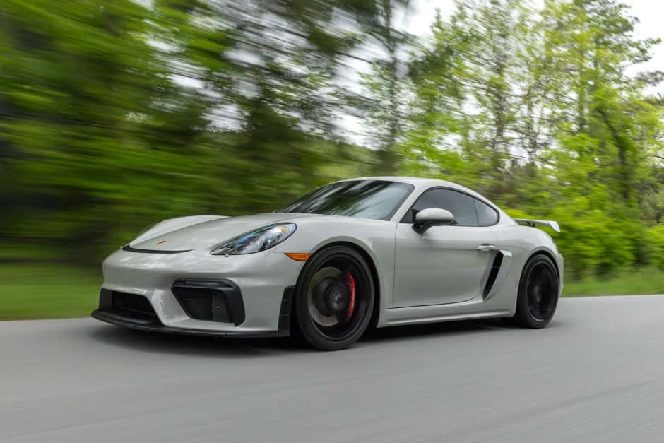 2021 Porsche Cayman GT4 sold for $125,718
