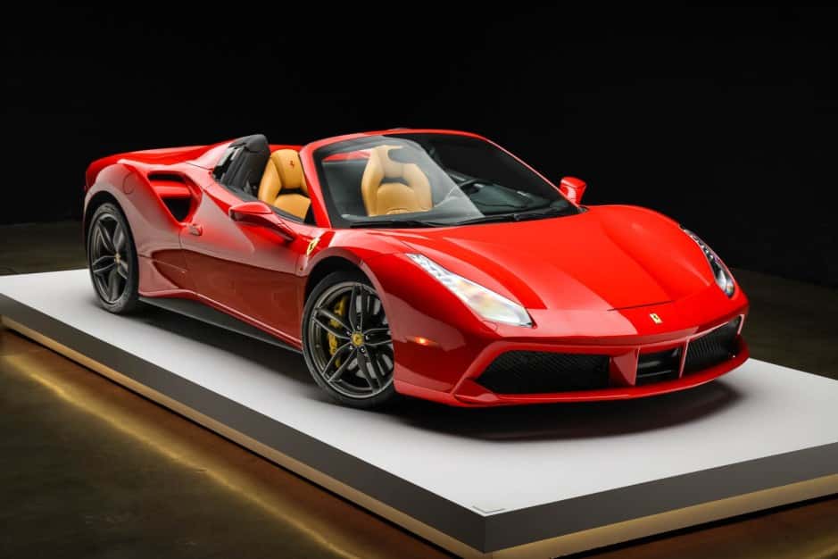 2018 Ferrari 488 sold for $302,000
