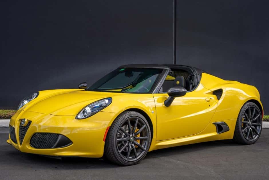 2016 Alfa Romeo 4C sold for $66,500