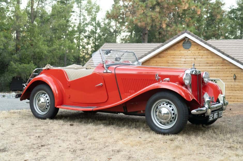 1952 MG TD sold for $11,500