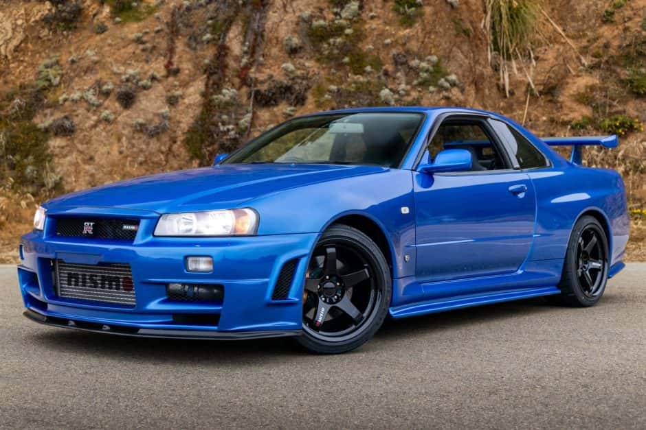 1999 Nissan R34 Skyline sold for $145,500