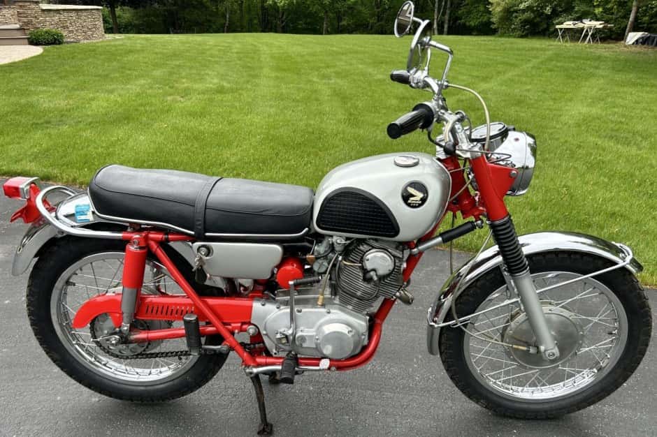 1967 Honda Dream, CB77 Super Hawk, & CL77 Scrambler sold for $4,500
