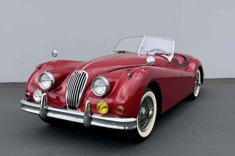 1956 Jaguar XK140 sold for $68,000