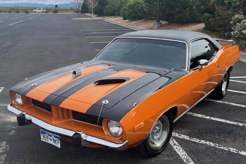 1974 Plymouth Barracuda sold for $33,250