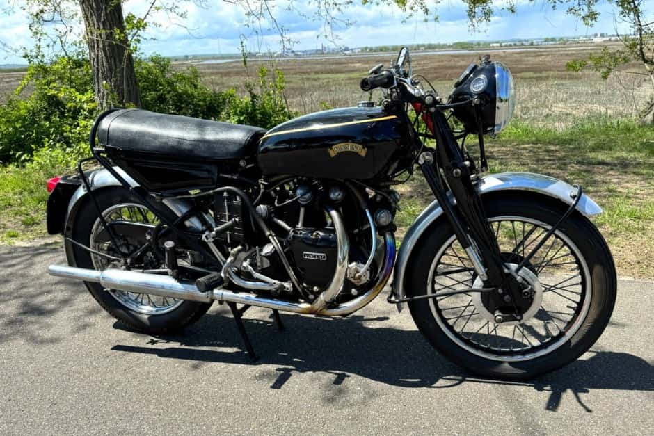 1955 Vincent Black Shadow sold for $47,000
