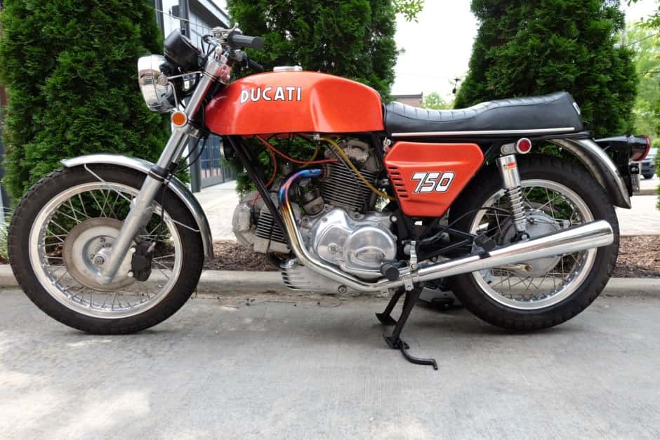 1972 Ducati 750GT sold for $10,250
