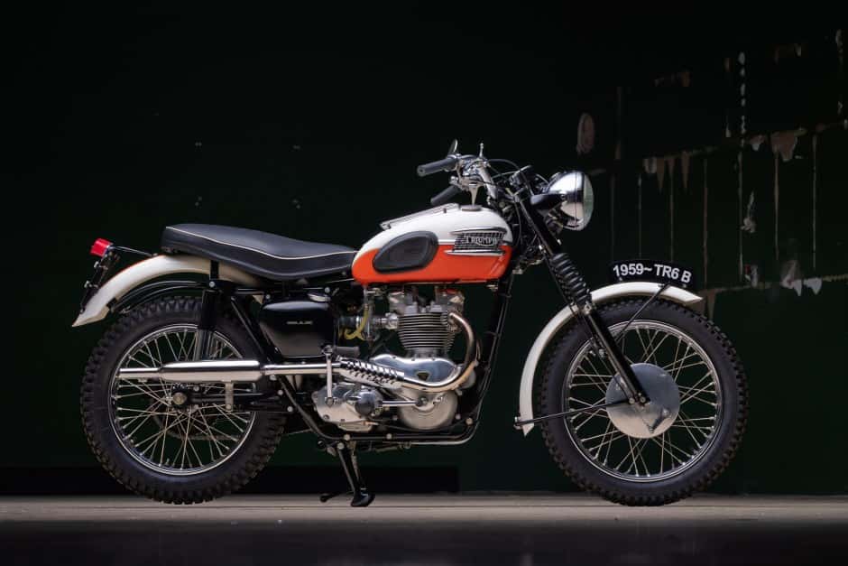 1959 Triumph Tiger (1939-1973) sold for $7,600