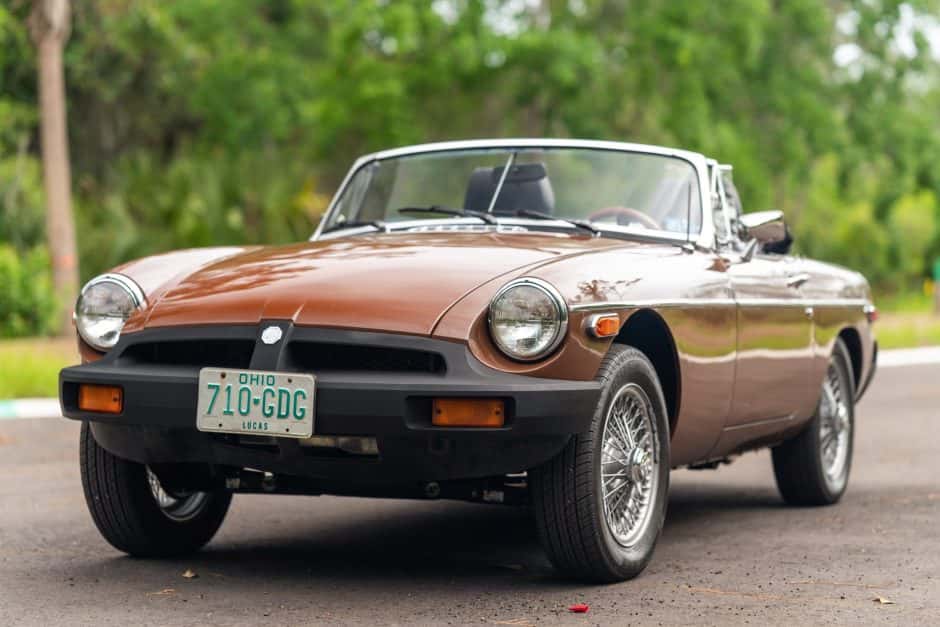 1980 MG MGB sold for $8,500