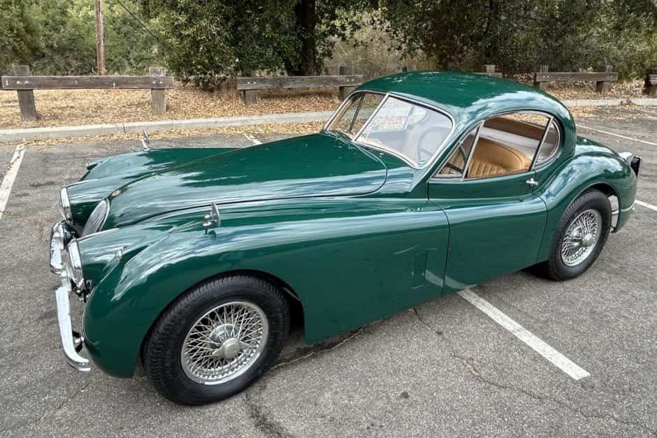 1953 Jaguar XK120 sold for $46,000