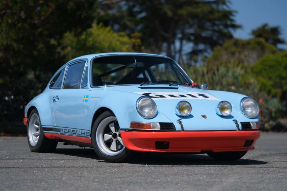 1968 Porsche SWB 911 (1965-1968) sold for $275,000