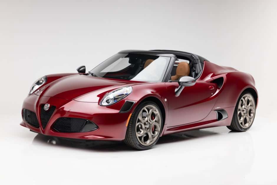 2020 Alfa Romeo 4C sold for $141,000