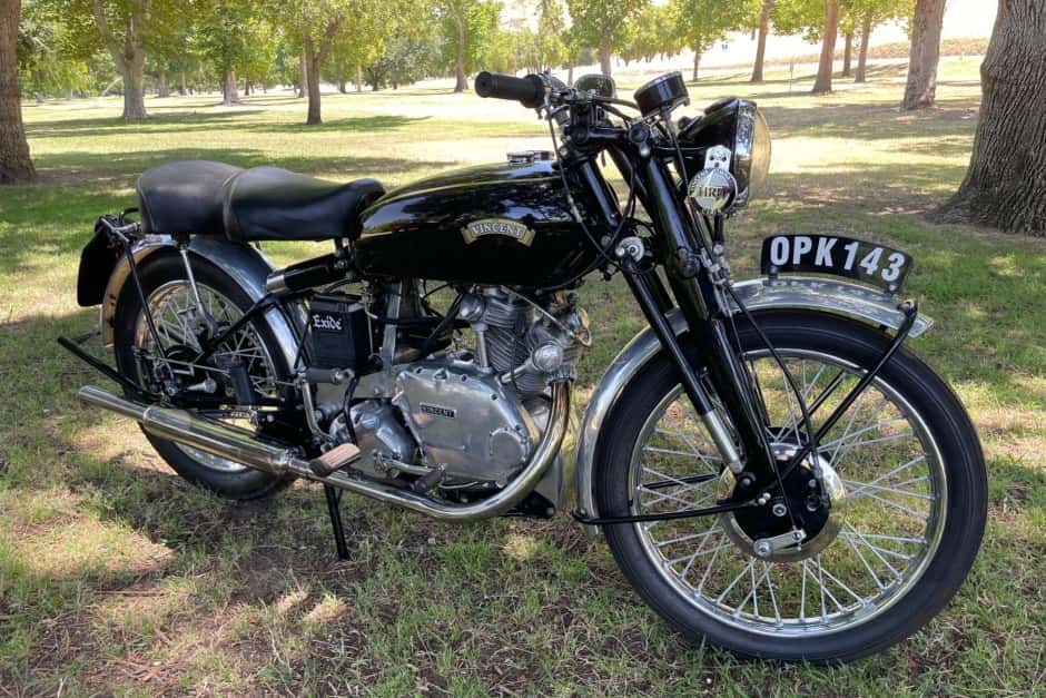 1950 Vincent Comet sold for $24,250