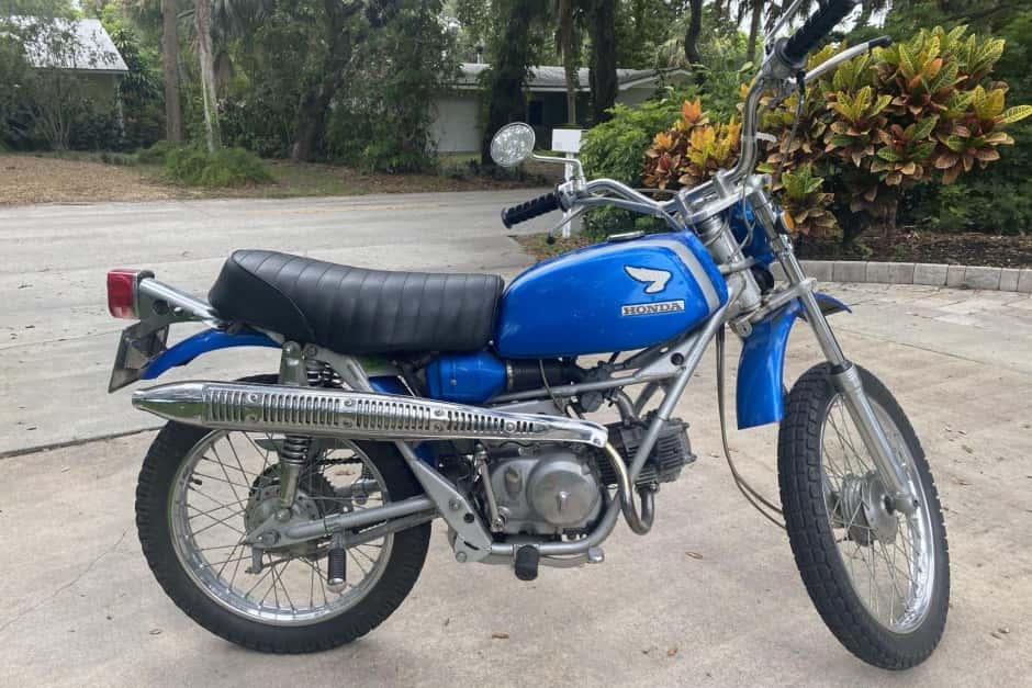 1969 Honda SL Motosport sold for $2,275