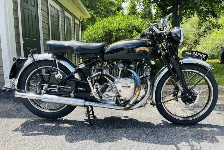 1951 Vincent Rapide sold for $39,000