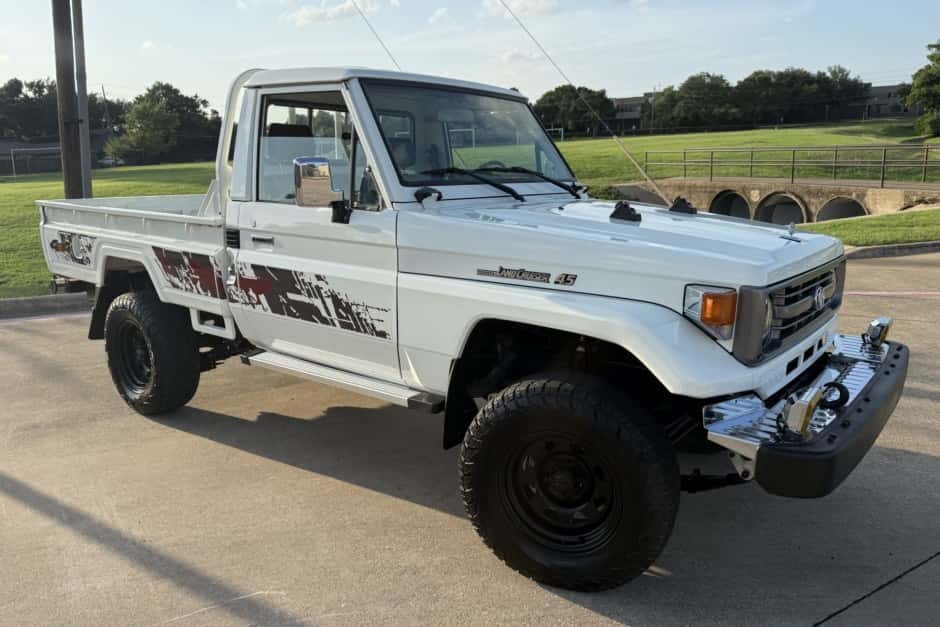 1998 Toyota Land Cruiser 70-Series sold for $34,750