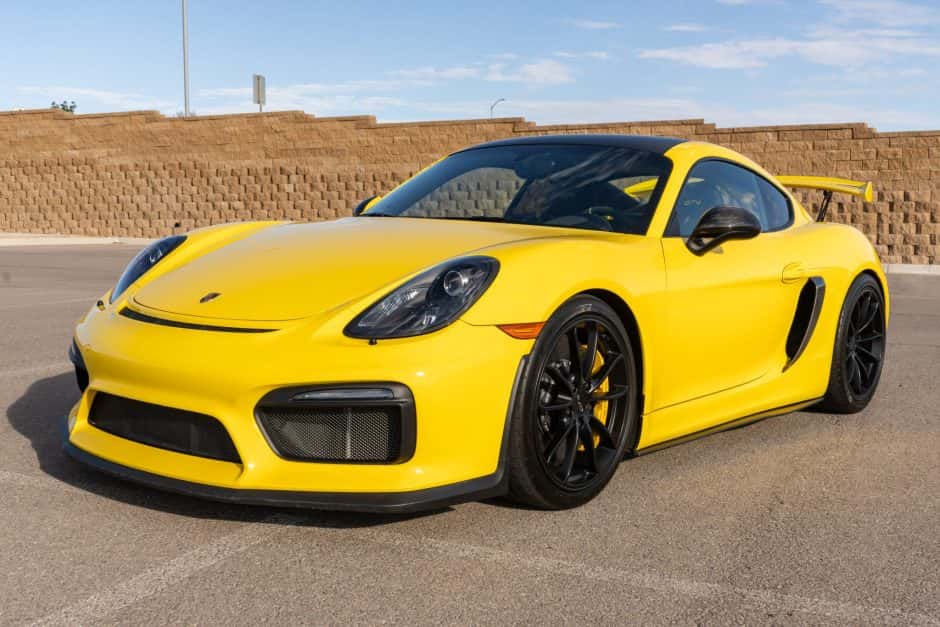 2016 Porsche Cayman GT4 sold for $97,500