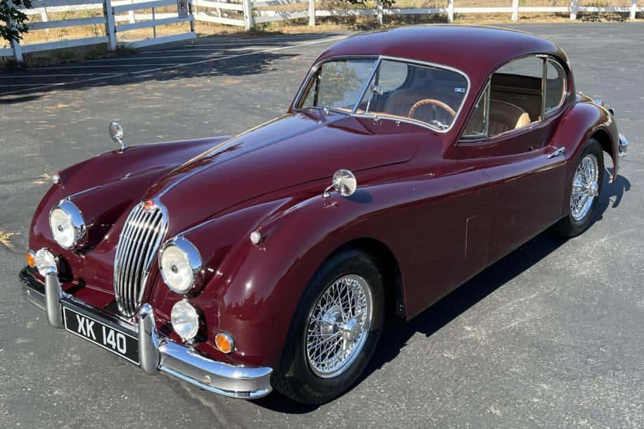 1956 Jaguar XK140 sold for $65,000