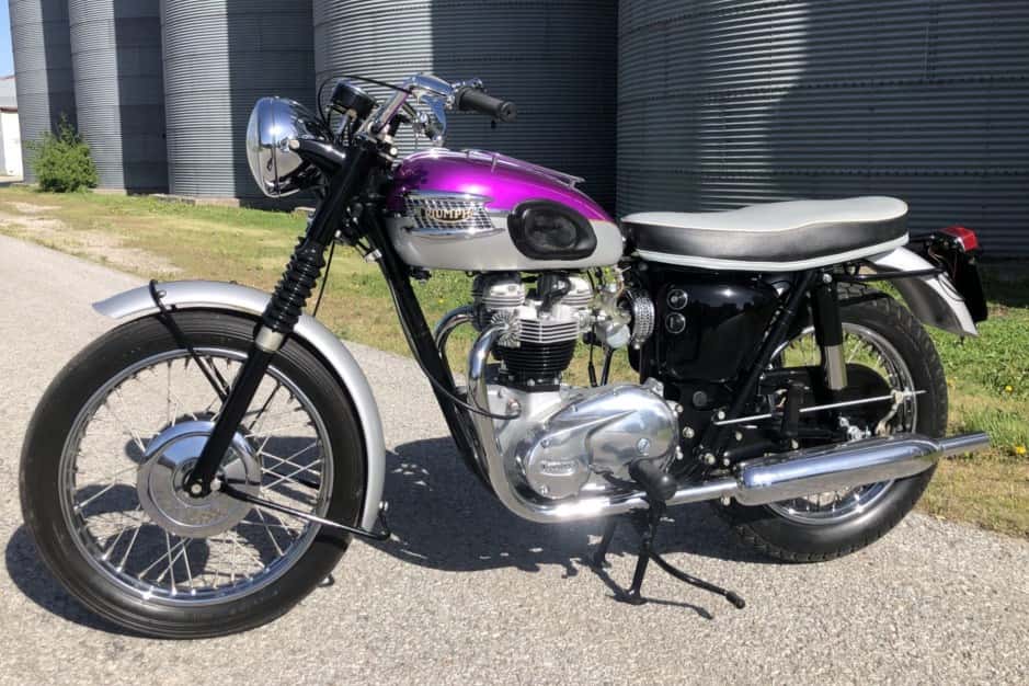 1963 Triumph Trophy sold for $9,000