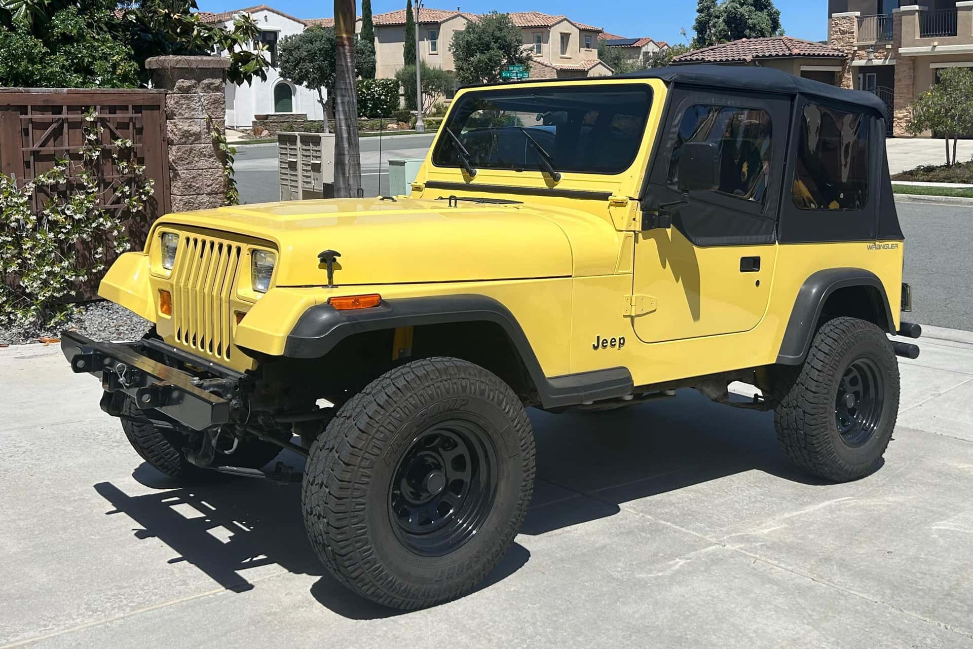 1991 Jeep Wrangler sold for $7,100