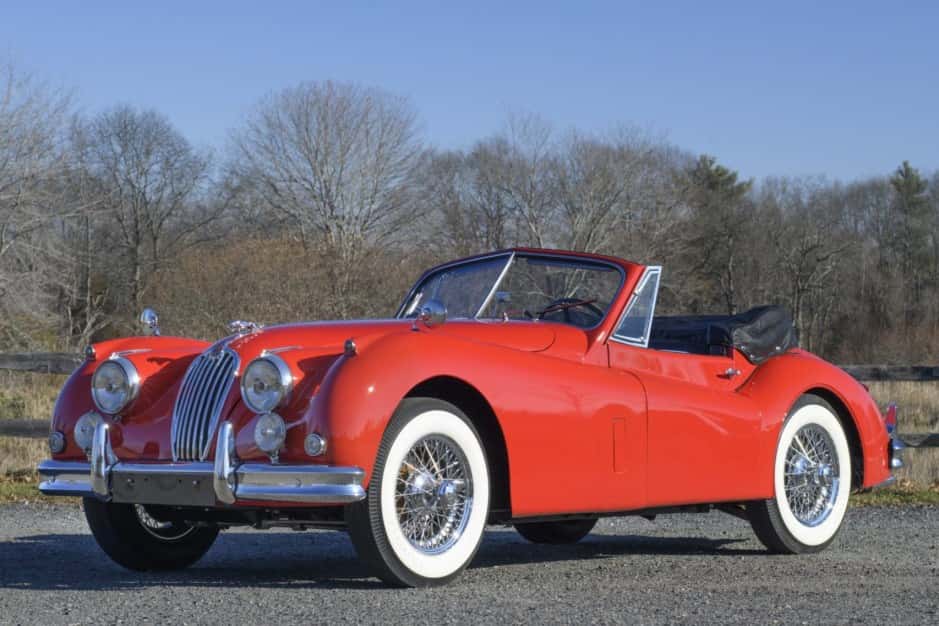 1956 Jaguar XK140 sold for $53,250