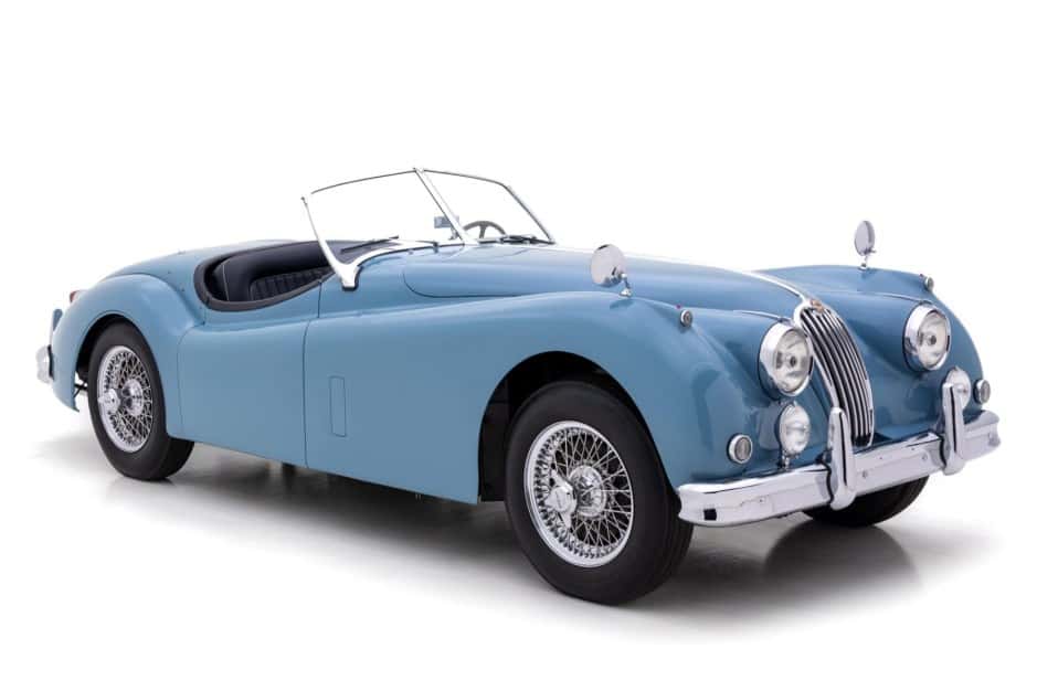 1955 Jaguar XK140 sold for $64,005