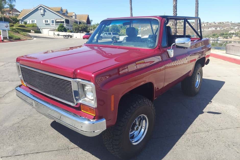 1974 Chevrolet K5 Blazer 1973-1991 sold for $16,325