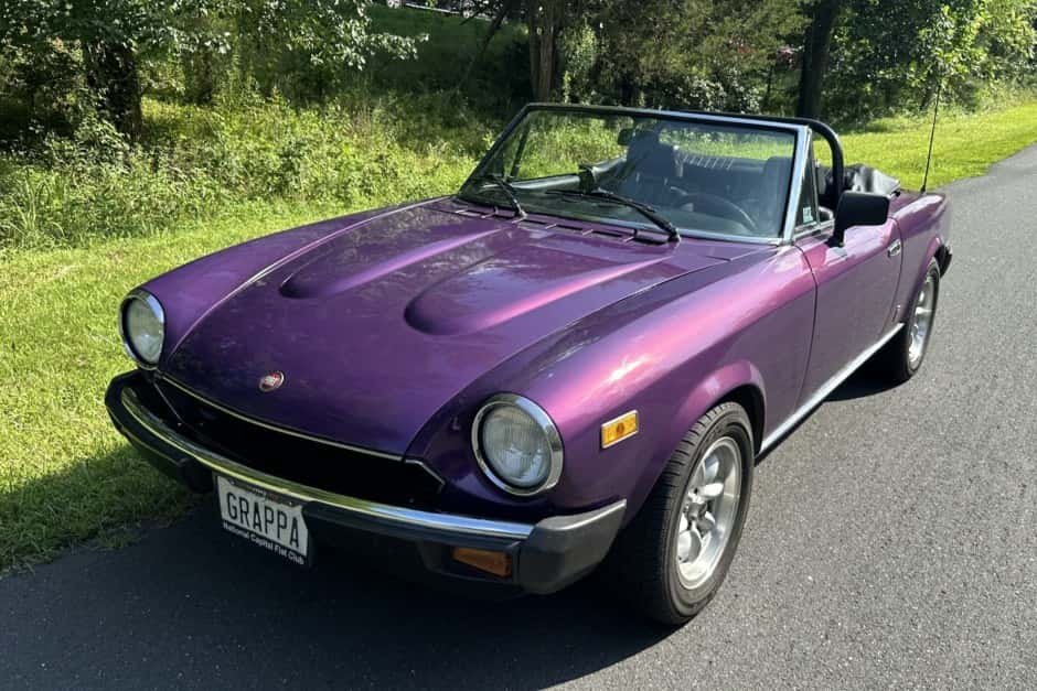1979 Fiat 124 Spider (1966-1985) sold for $12,000