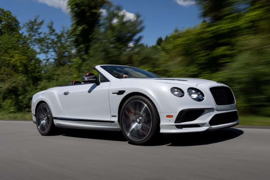 2018 Bentley Continental GTC (2012-2018) sold for $136,500