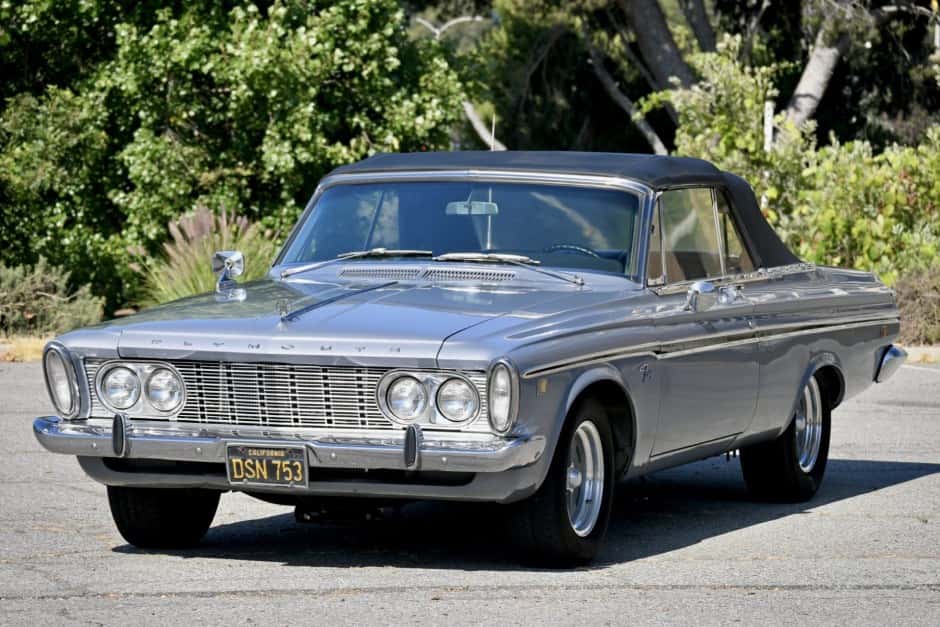 1963 Plymouth Fury sold for $13,362