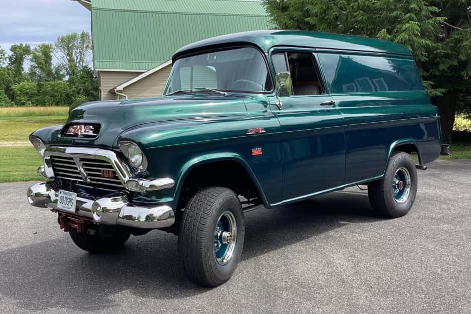 1957 GMC Suburban (1955-1959) sold for $29,800