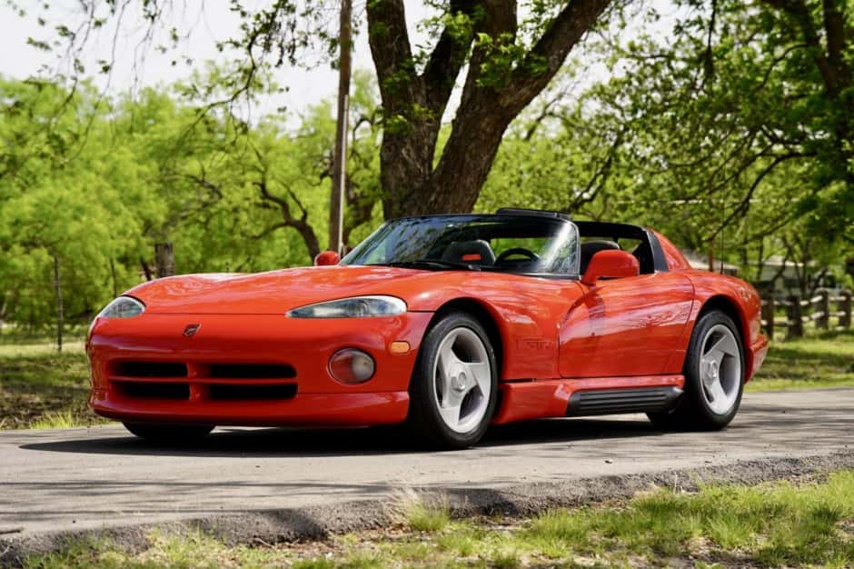 1992 Dodge Viper SR I (1992-1995) sold for $65,500